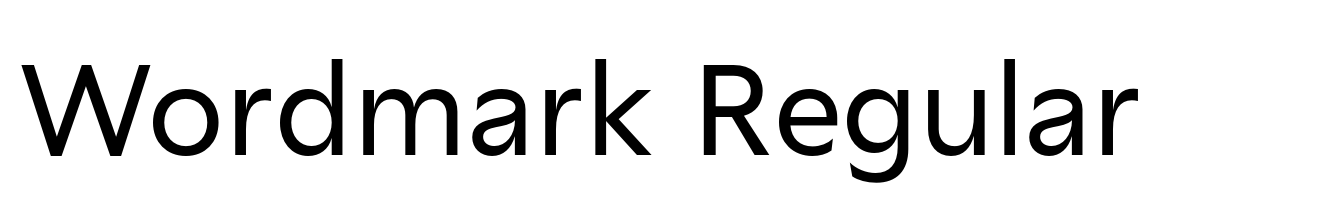 Wordmark Regular